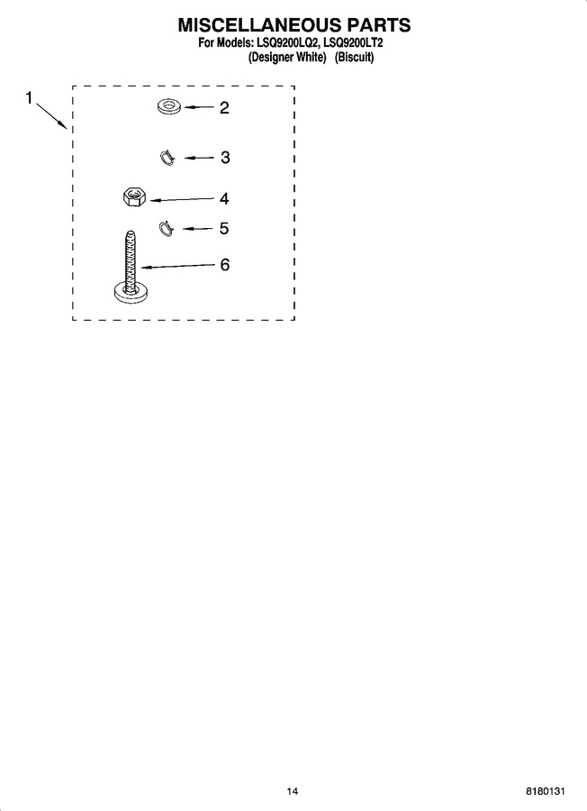 Diagram for LSQ9200LQ2