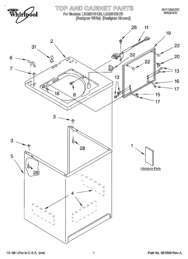 Diagram for LSQ9210HZ0