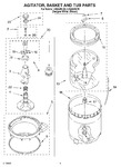 Diagram for 03 - Agitator, Basket And Tub