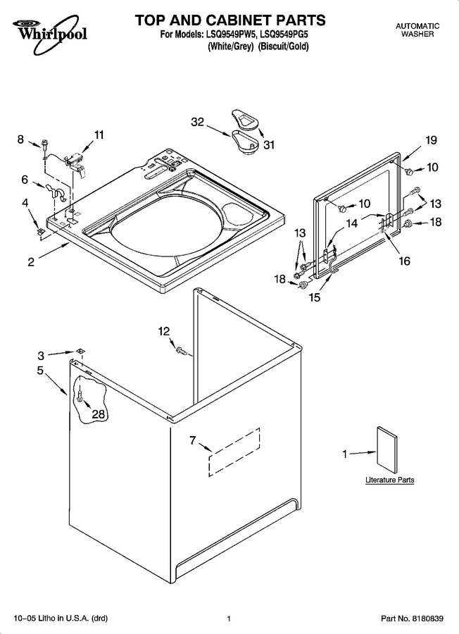 Diagram for LSQ9549PG5