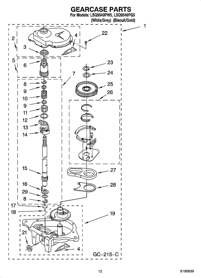Diagram for LSQ9549PG5