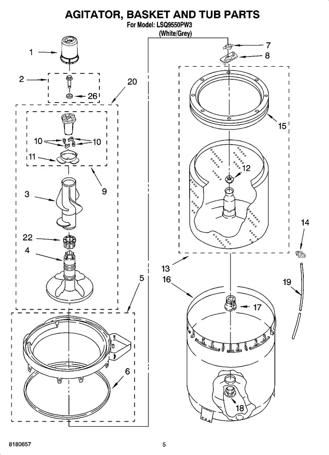 Diagram for LSQ9550PW3