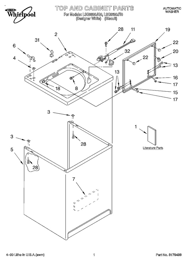 Diagram for LSQ9600JQ0