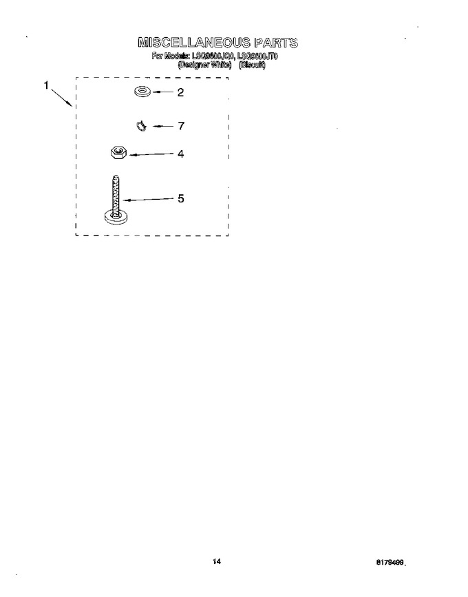 Diagram for LSQ9600JT0