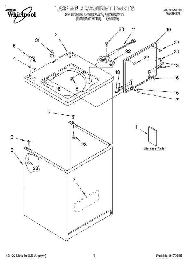 Diagram for LSQ9600JQ1