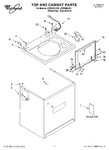 Diagram for 01 - Top And Cabinet, Literature