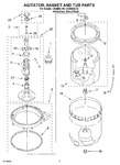 Diagram for 03 - Agitator, Basket And Tub