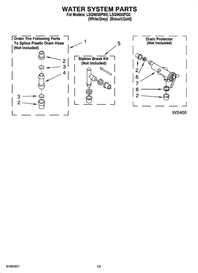 Diagram for LSQ9650PW0