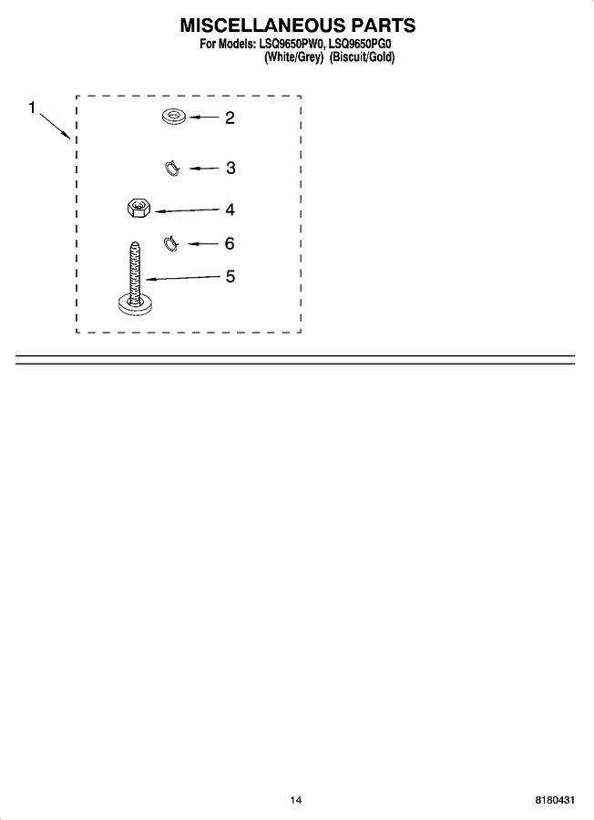 Diagram for LSQ9650PW0