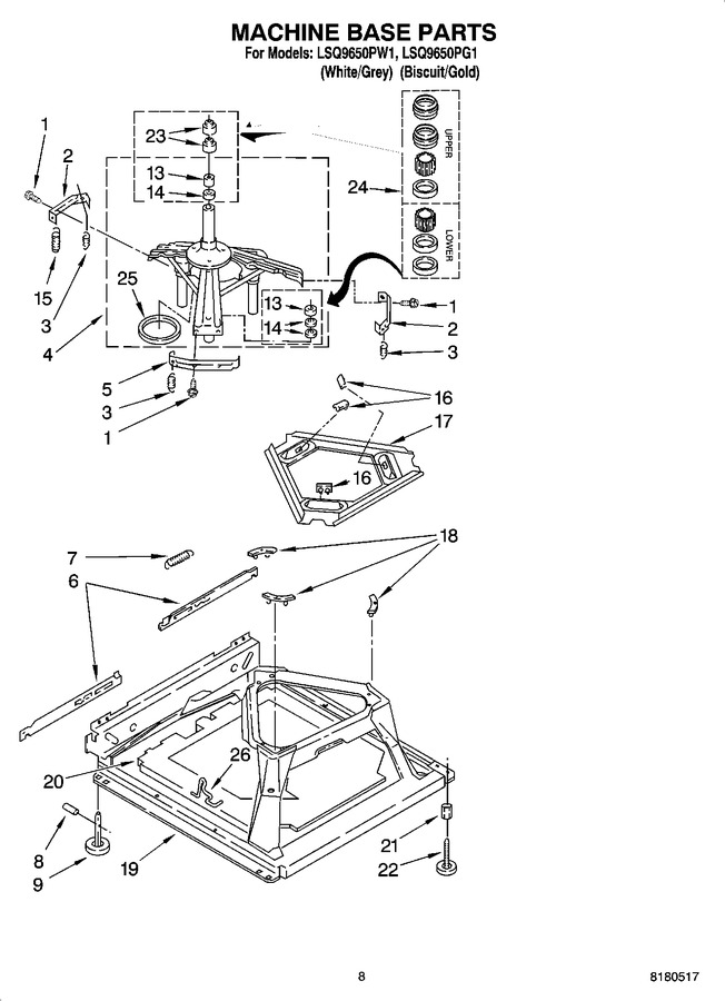 Diagram for LSQ9650PW1