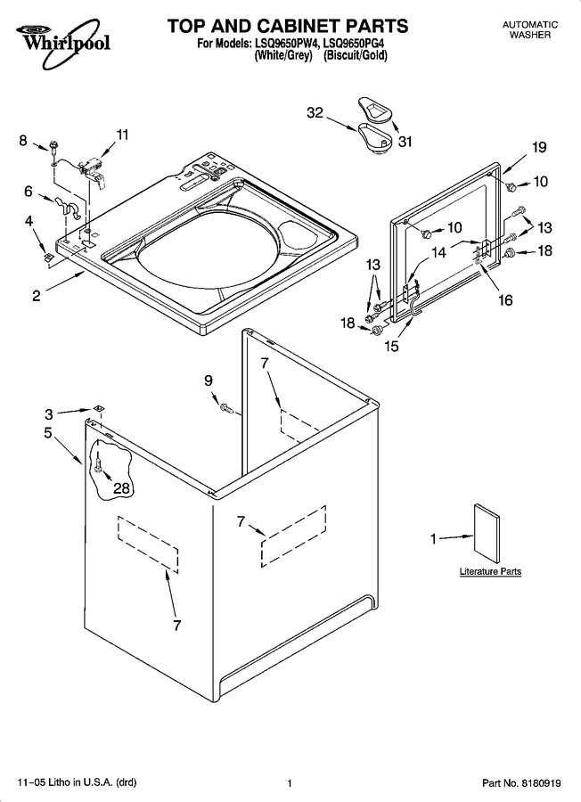 Diagram for LSQ9650PG4