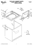 Diagram for 01 - Top And Cabinet Parts