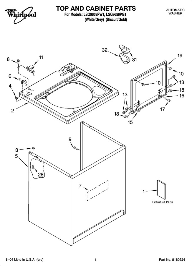 Diagram for LSQ9659PW1