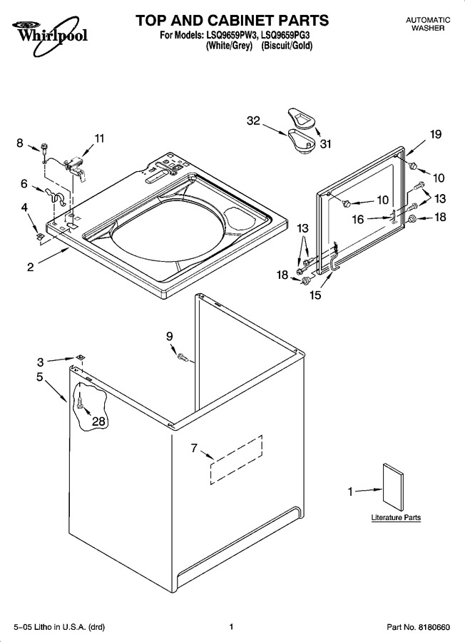 Diagram for LSQ9659PW3