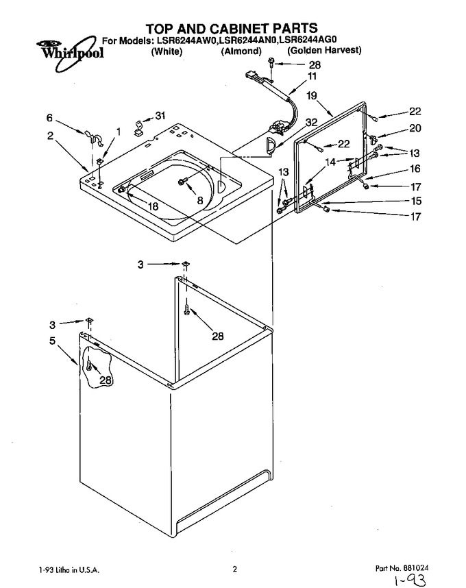 Diagram for LSR6244AG0