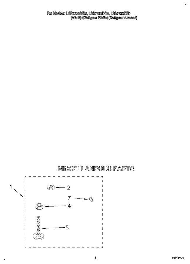 Diagram for LSR7233DW0