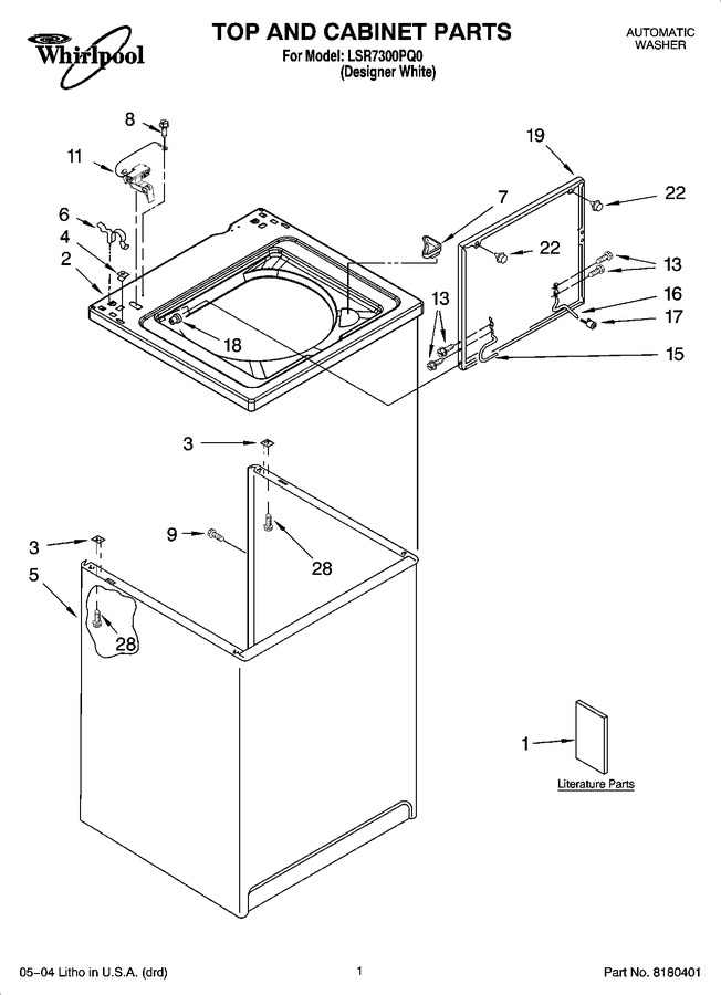 Diagram for LSR7300PQ0