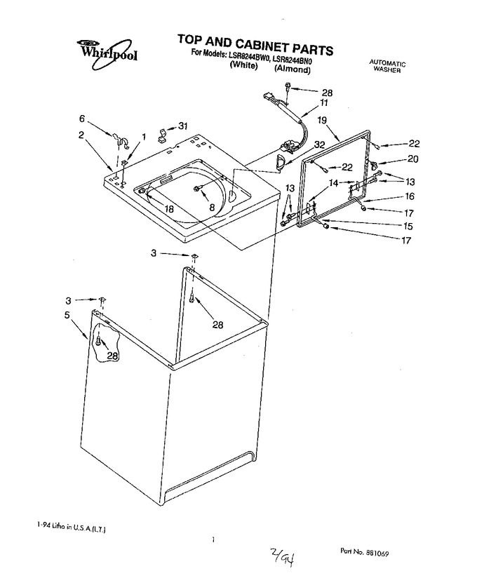 Diagram for LSR8244BN0