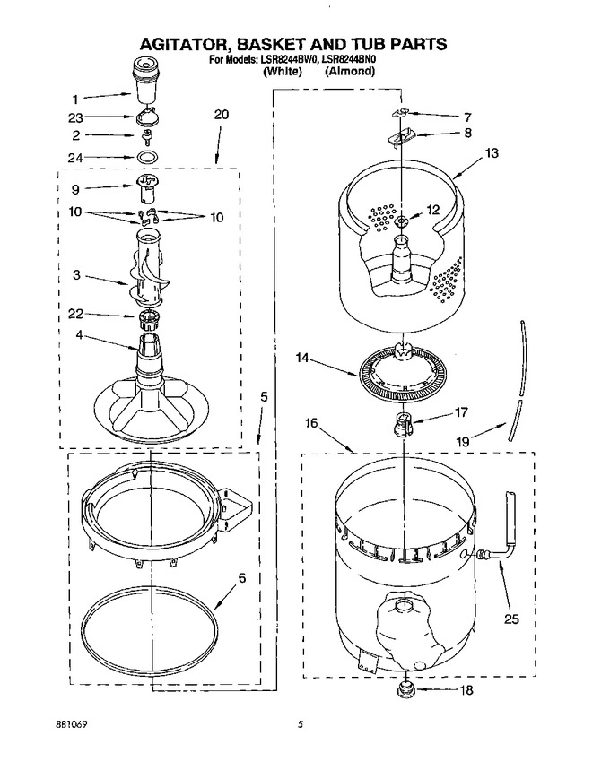 Diagram for LSR8244BW0