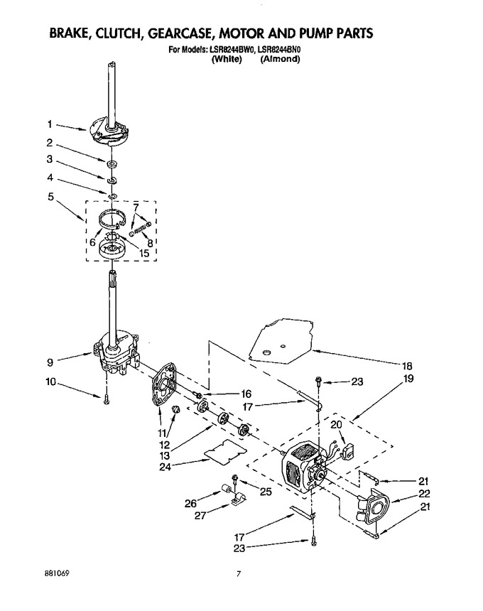 Diagram for LSR8244BW0