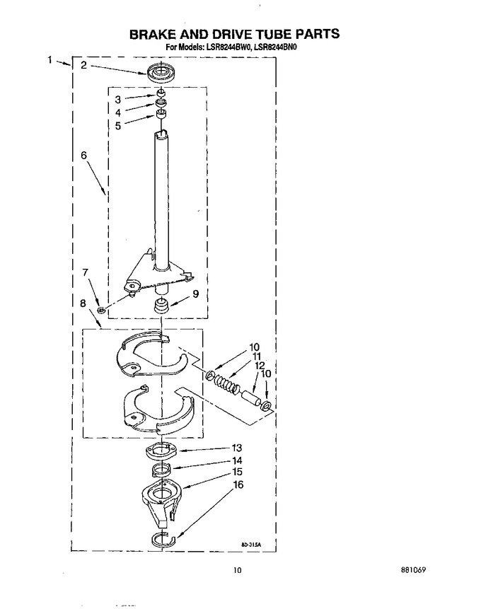 Diagram for LSR8244BW0