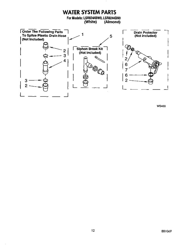 Diagram for LSR8244BW0