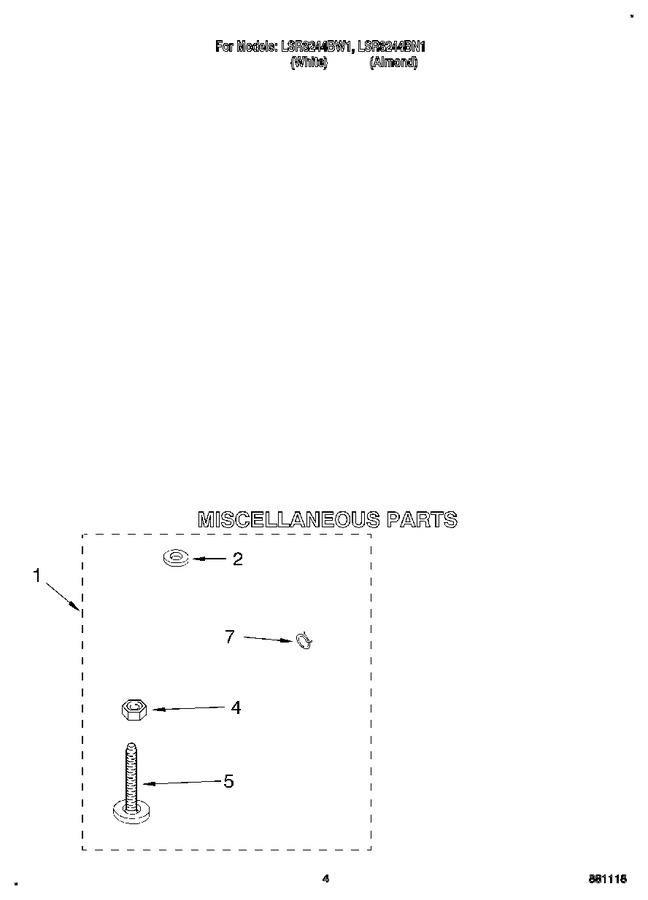 Diagram for LSR8244BW1