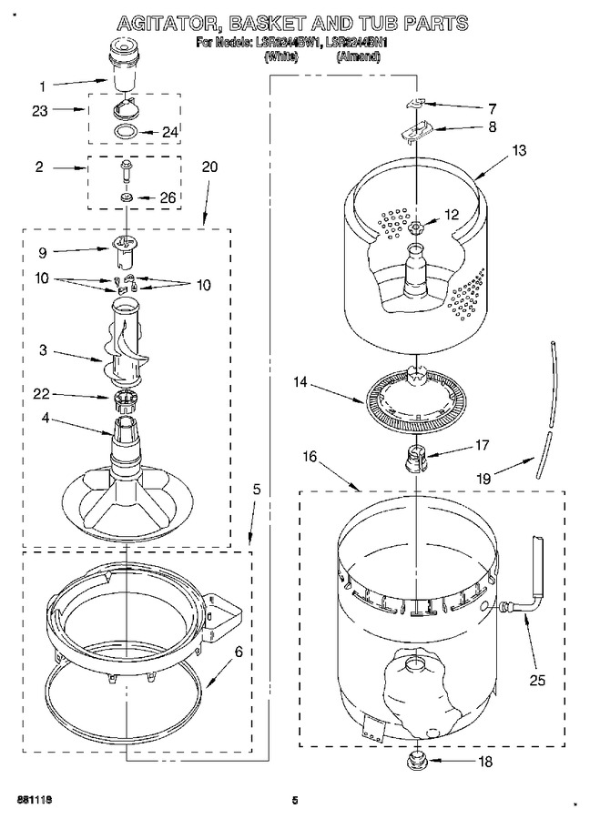 Diagram for LSR8244BW1