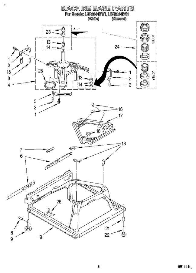 Diagram for LSR8244BW1