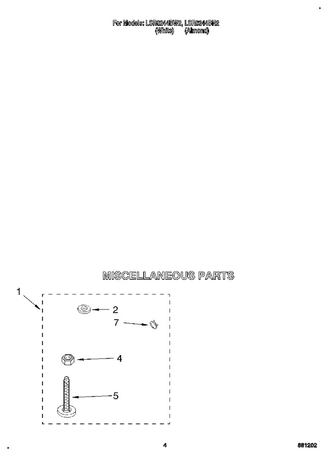 Diagram for LSR8244BW2