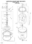Diagram for 03 - Agitator, Basket And Tub Parts