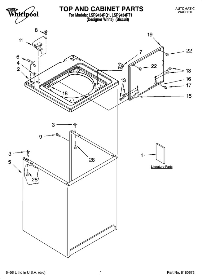 Diagram for LSR9434PT1
