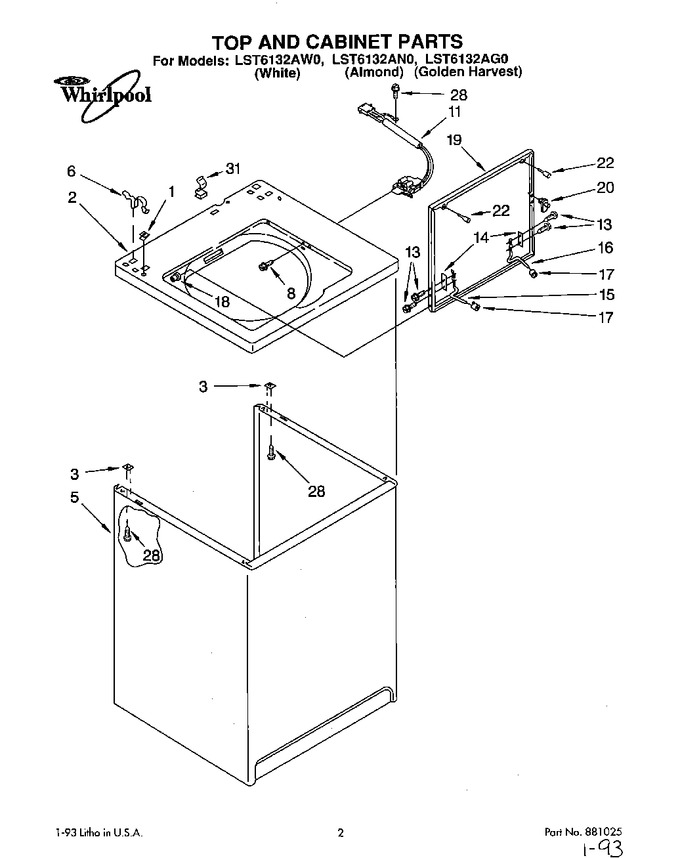 Diagram for LST6132AW0