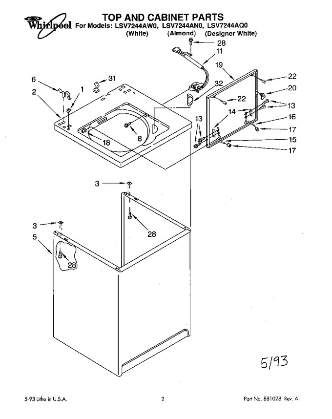 Diagram for LSV7244AW0