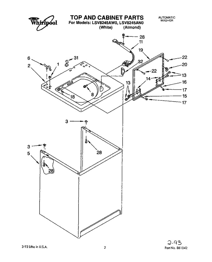 Diagram for LSV8245AW0