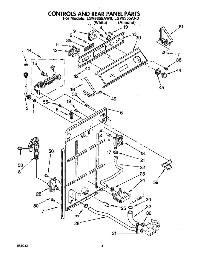 Diagram for LSV9355AW0