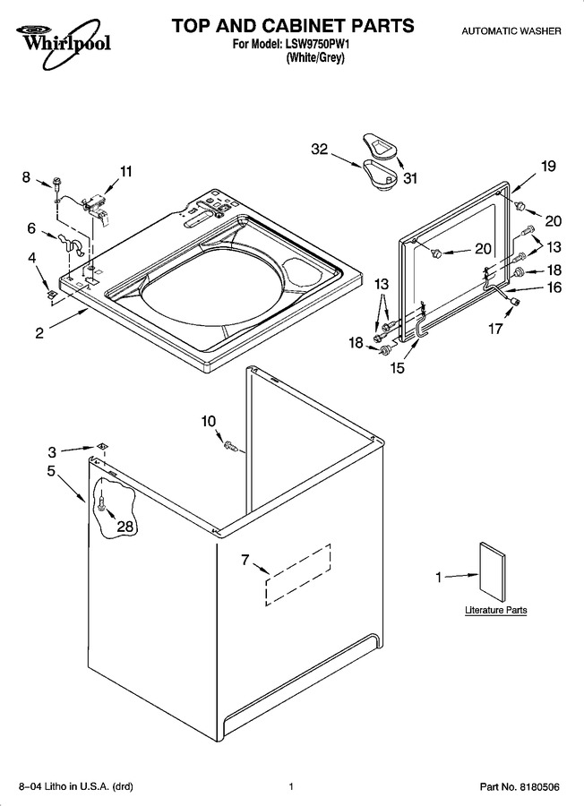 Diagram for LSW9750PW1