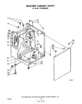Diagram for 10 - Washer Cabinet