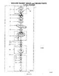 Diagram for 13 - Washer Basket Drive And Brake