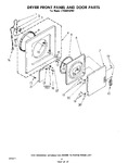 Diagram for 03 - Dryer Front Panel And Door