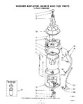 Diagram for 08 - Washer Agitator, Basket And Tub