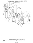 Diagram for 03 - Dryer Front Panel And Door