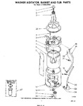 Diagram for 08 - Washer Agitator, Basket And Tub