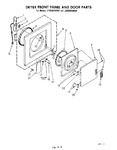Diagram for 03 - Dryer Front Panel And Door