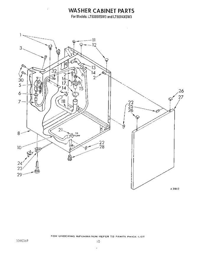 Diagram for LT5000XSW3