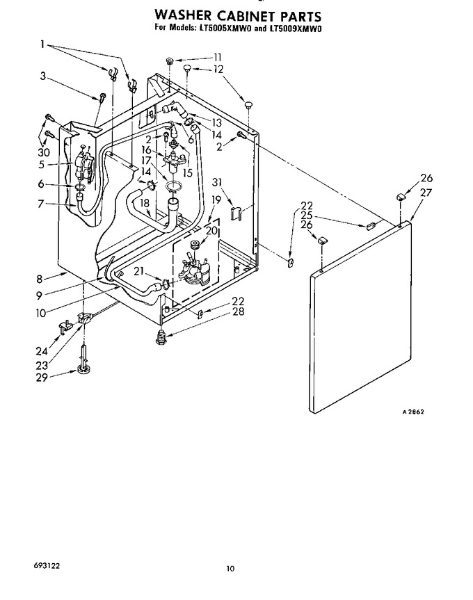 Diagram for LT5005XMW0