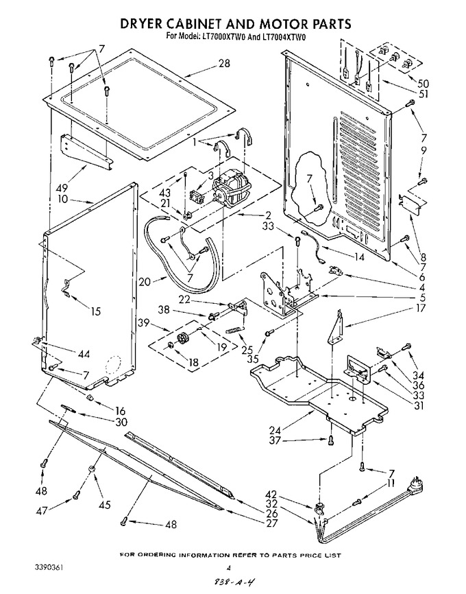 Diagram for LT7000XTW0