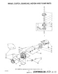 Diagram for 09 - Brake, Clutch, Gearcase, Motor And Pump