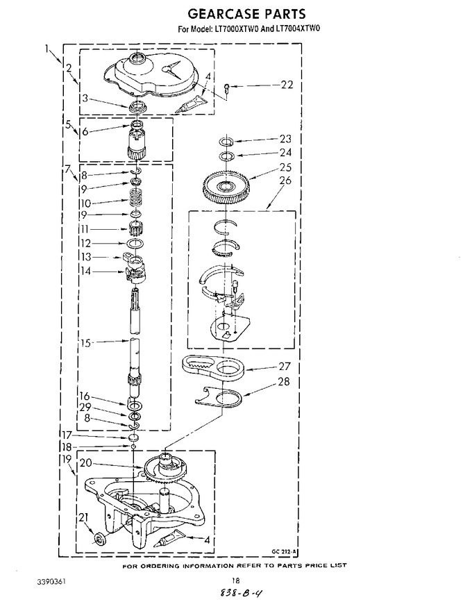 Diagram for LT7000XTG0