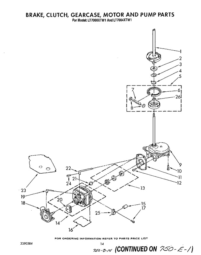Diagram for LT7000XTW1